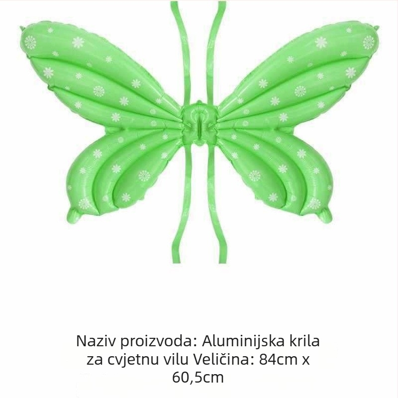 Balon od aluminijske folije – vanzemaljskog oblika, 60 inča i više, rekvizit za fotografije za ulične štandove i Dan djece