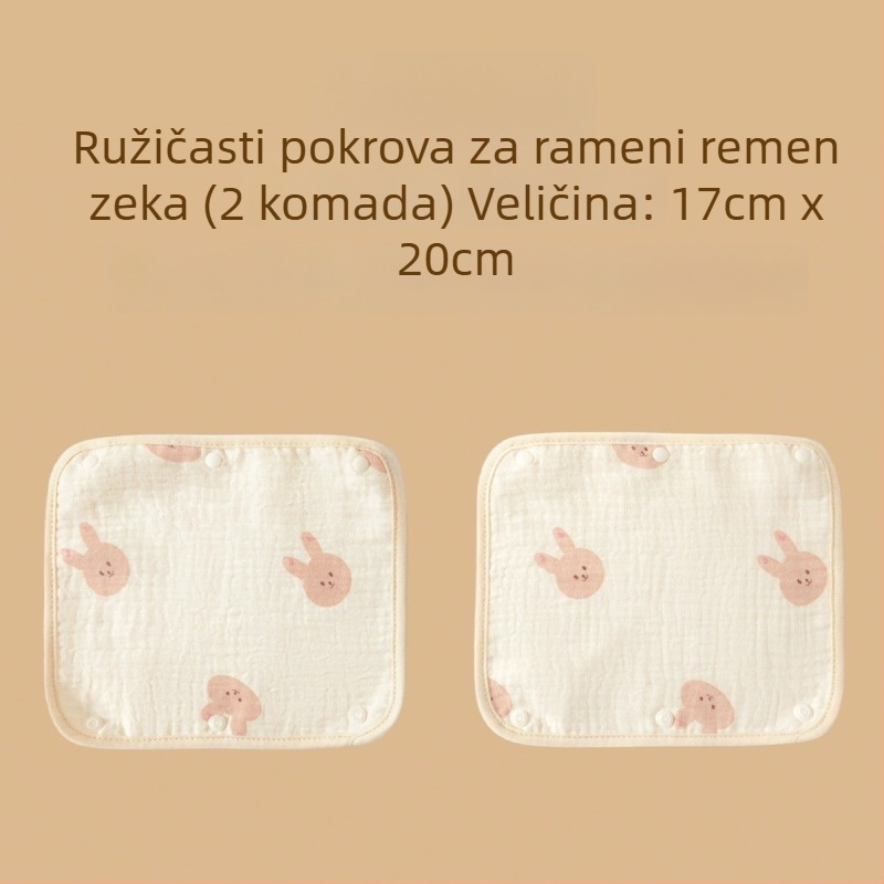 Mimuhouse Ručnik za slinu za dječji kolica - gaze, 100% pamuk, upijajući, unisex, 0–3 godina