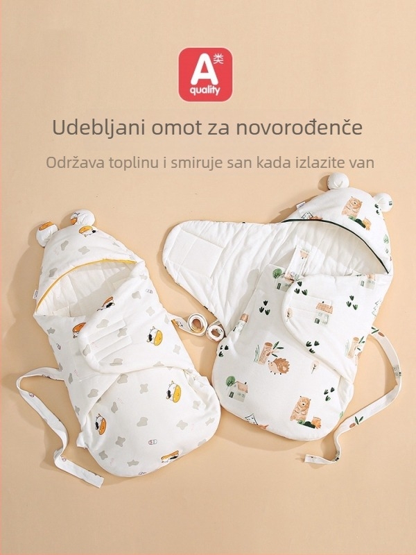 Dječji spavaći vreć za novorođenčad od 95% pamuka, punilo 100% pamuk, sve sezone, Bolin Lily