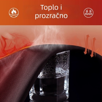 Ženski zimski termalni komplet s gornjim i donjim dijelom kao baznim slojem, fleec podstava, za skijanje i outdoor planinarenje