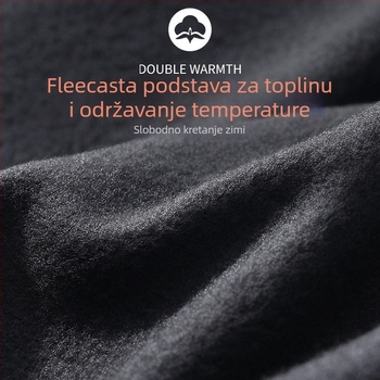 Ženski zimski termalni komplet s gornjim i donjim dijelom kao baznim slojem, fleec podstava, za skijanje i outdoor planinarenje