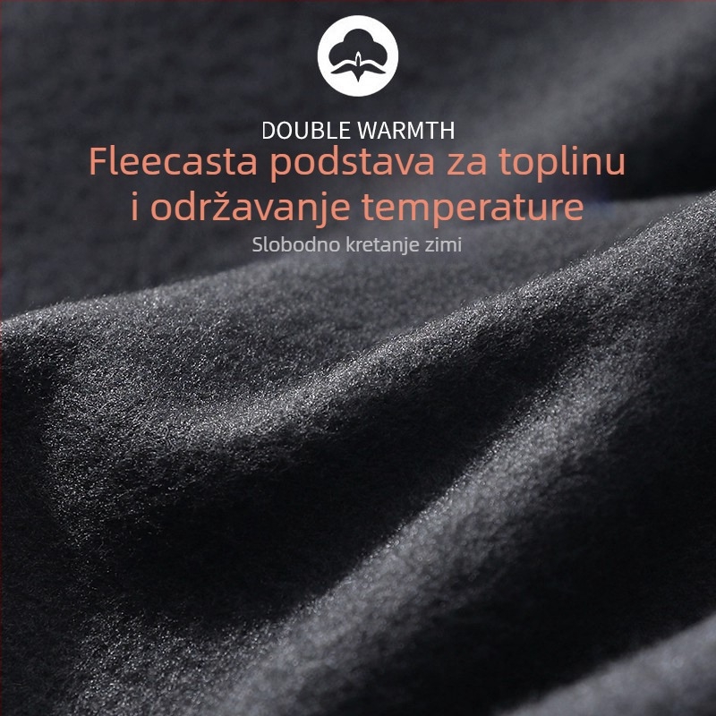 Ženski zimski termalni komplet s gornjim i donjim dijelom kao baznim slojem, fleec podstava, za skijanje i outdoor planinarenje