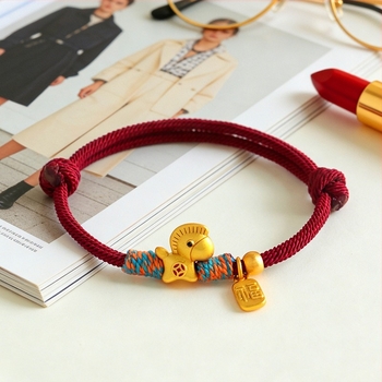 Narukvica, ručno pletena; etnički stil; zodijak Konja; godina Konja; brend Badu