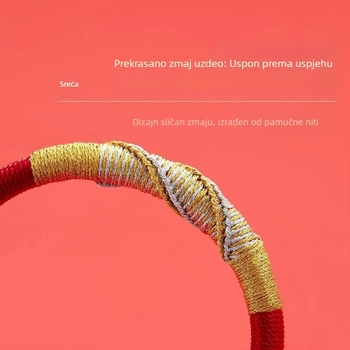 DIY pletene narukvice od užeta, nacionalnog stila, unisex, ručno pletene, proljeće 2025.