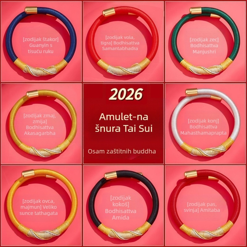 DIY pletene narukvice od užeta, nacionalnog stila, unisex, ručno pletene, proljeće 2025.