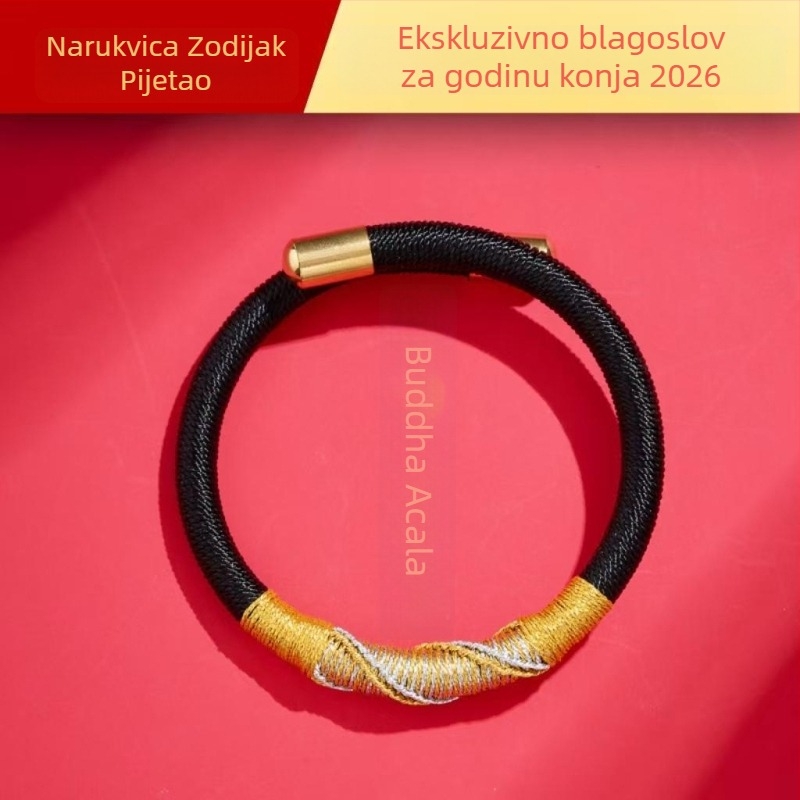 DIY pletene narukvice od užeta, nacionalnog stila, unisex, ručno pletene, proljeće 2025.