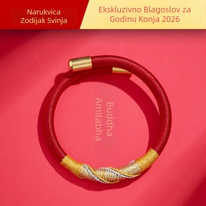 DIY pletene narukvice od užeta, nacionalnog stila, unisex, ručno pletene, proljeće 2025.