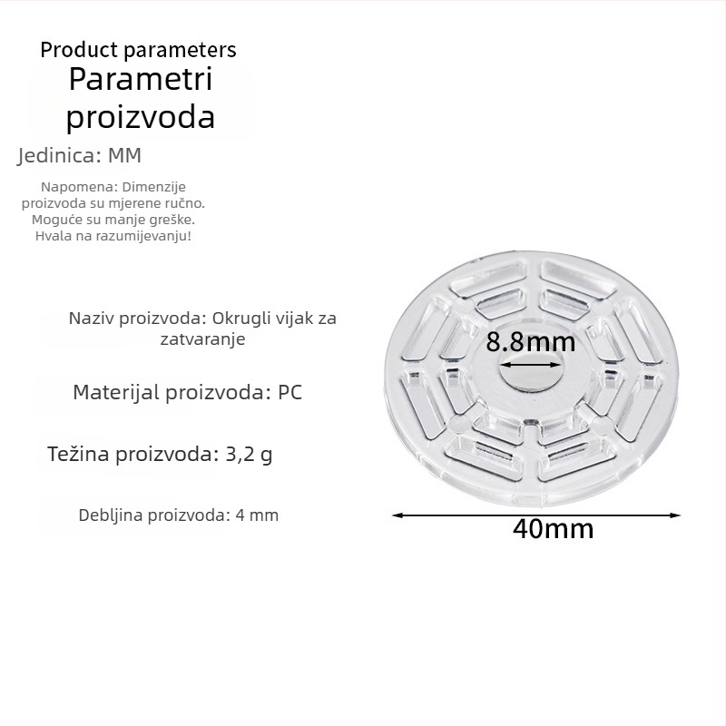 Ljepljivi dodatak za kuka, plosni kuka za kapute i šešire, bez bušenja, plast, 1 komad, moderan minimalistički stil, nosivost 5-10 kg