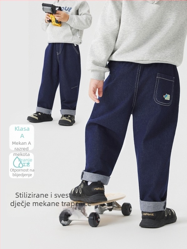 Wellber Ležerne dječje hlače, unisex, za uzrast 3–8 godina, proljeće i jesen