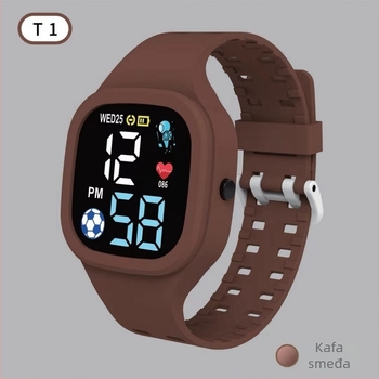 T1LED Digitalni Elektronički Sat — Ovalni brojčanik 43 mm, plastično kućište