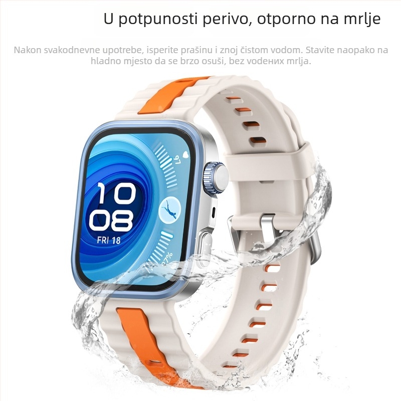 Silikonski sportski kaiš za Huawei Watch Fit 4 Pro i Fit3, kopča s pinom, težina 20 g