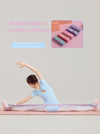 Dječja trenažna elastična traka za ples, s 10 i 12 slotova, TP tkanina, Bennashi, šifra 6291