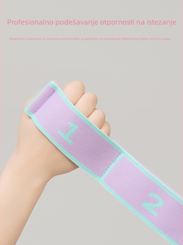 Dječja trenažna elastična traka za ples, s 10 i 12 slotova, TP tkanina, Bennashi, šifra 6291