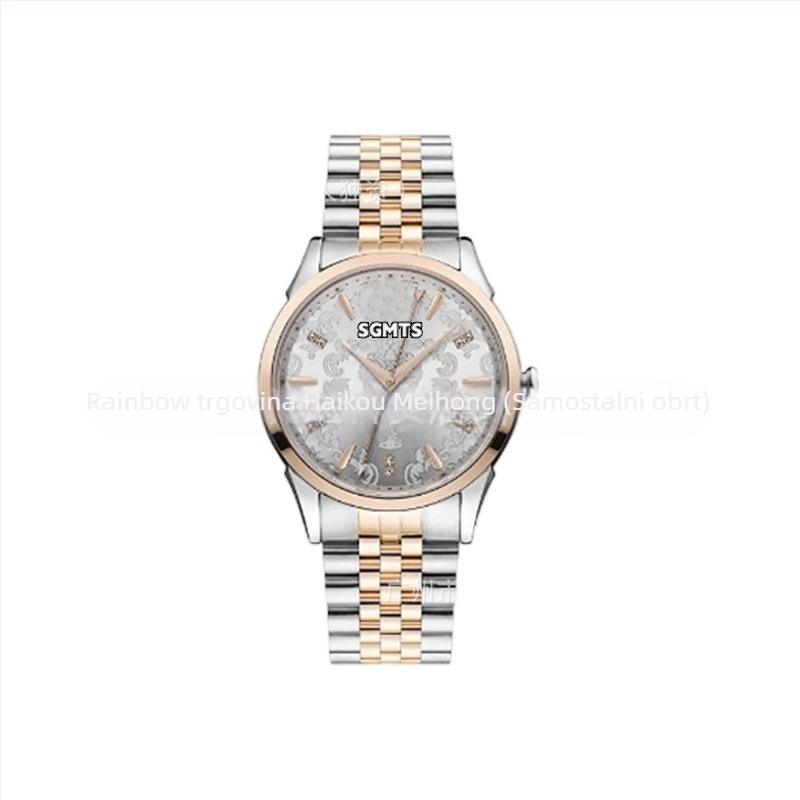 Sat Empress Pearl - Swiss ETA kvarcni mehanizam, kalendar, vodootpornost 30 m, safirno staklo, trodijelna biserna narukvica