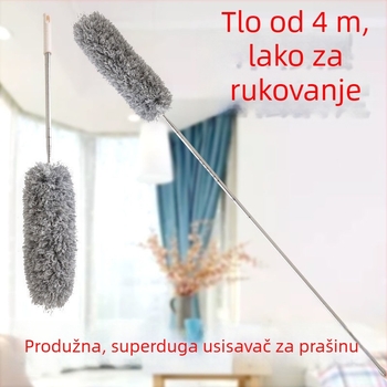 Jingsheng Vlaknasta četka za prašinu s kružnom glavom, 175 cm, za uklanjanje prašine, kućna i automobile upotreba