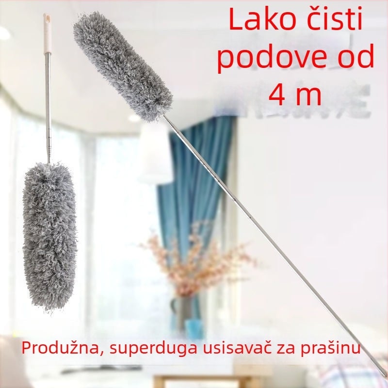 Jingsheng Vlaknasta četka za prašinu s kružnom glavom, 175 cm, za uklanjanje prašine, kućna i automobile upotreba