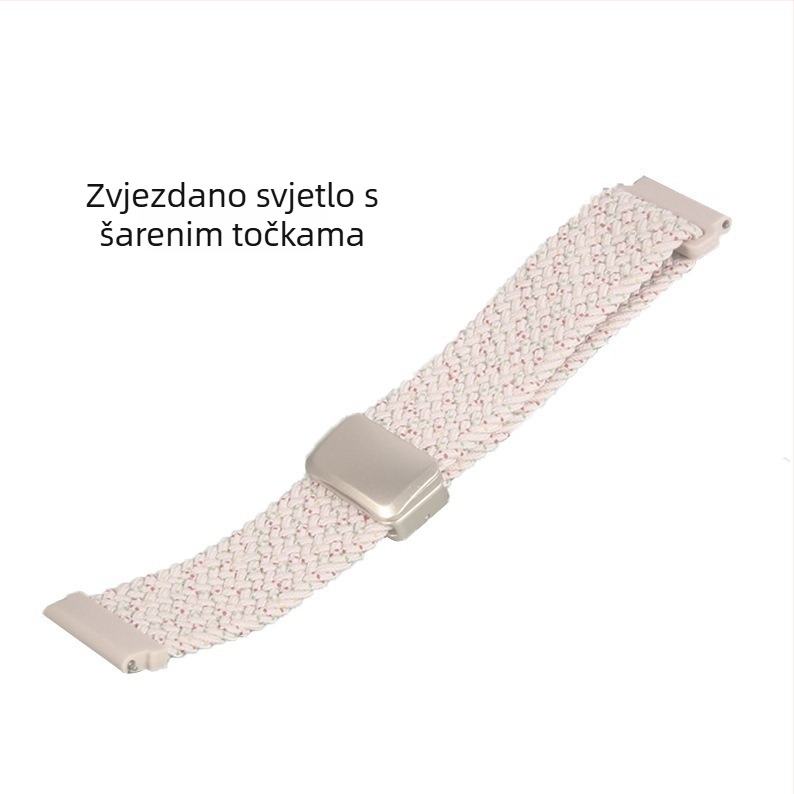 Najlonski pleteni kaiš za sat s magnetskom kopčom za Honor Watch 5 Pro, sportski stil, težina 15 g.