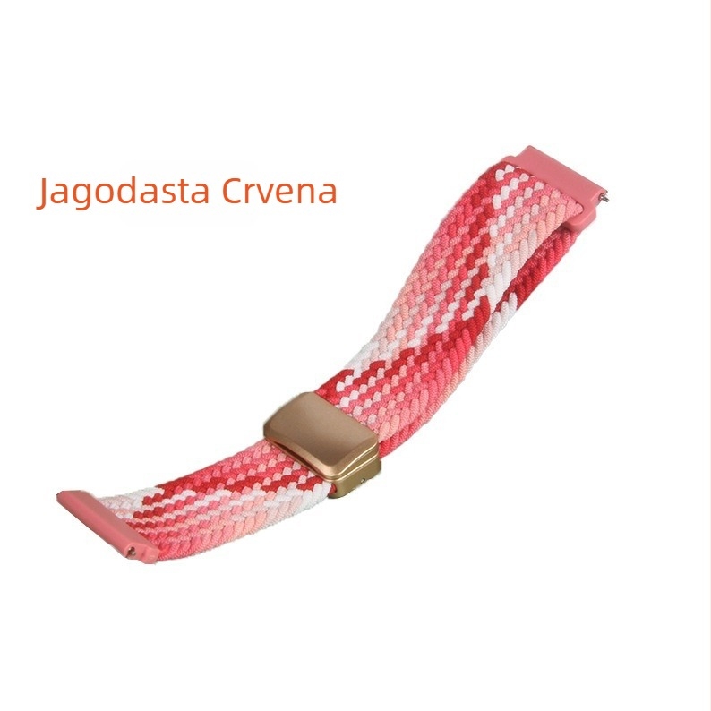 Najlonski pleteni kaiš za sat s magnetskom kopčom za Honor Watch 5 Pro, sportski stil, težina 15 g.