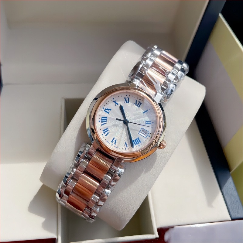 Langjia Ženski sat Heart Moon kvarcni mehanizam, casual elegantan poslovni stil, Swiss ETA mehanizam, vodootpornost 100 m, narukvica od nehrđajućeg čelika