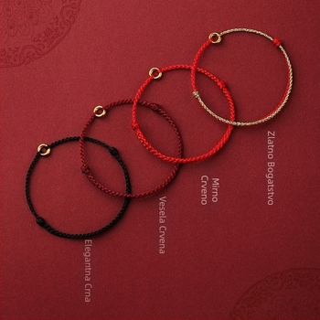 Narukvica od užeta – ručno pletena, nacionalni stil, unisex, ljeto 2023, brend DU