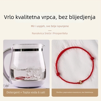 Narukvica od užeta – ručno pletena, nacionalni stil, unisex, ljeto 2023, brend DU