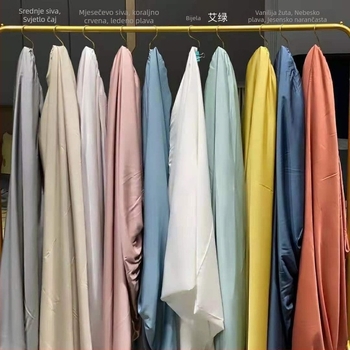Minimalistički jednofarbni Tencel set s 60-countom: napinjajući list, ravni list, navlaka za jastuk, navlaka za pokrivač za krevet 1,5 m
