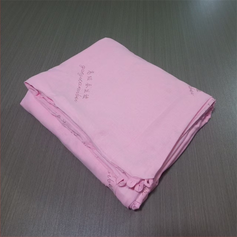 Navlaka za pokrivač od 100% pamuka, prugasti uzorak i Peony, jacquard satin tkanina, reaktivni ispis