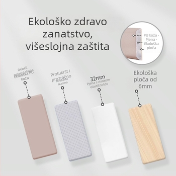 Pozadinski mekani zidni panel – PVC, moderno minimalistički stil, jedinstveni uzorak, prilagodljiva obrada, pogodno za dnevni boravak, spavaću sobu, ured, vanjske prostore
