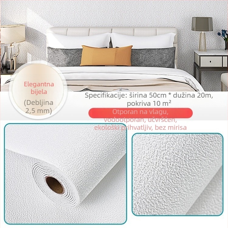 3D samoljepljivi XPE pjenasti zidni dekor za dnevni boravak, vodootporan i otporan na vlagu, višepanelna dekoracija zida