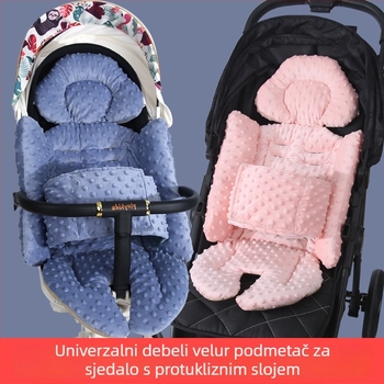 Podloga za kolica za bebe – bean velvet, univerzalna upotreba (kategorija: podloga za kolica; materijal: bean velvet; marka: Yishou)