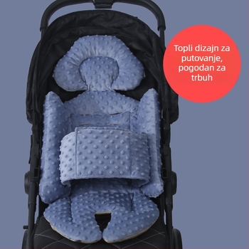 Podloga za kolica za bebe – bean velvet, univerzalna upotreba (kategorija: podloga za kolica; materijal: bean velvet; marka: Yishou)