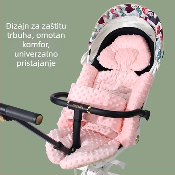 Podloga za kolica za bebe – bean velvet, univerzalna upotreba (kategorija: podloga za kolica; materijal: bean velvet; marka: Yishou)