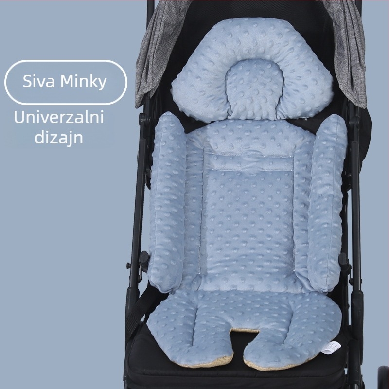 Podloga za kolica za bebe – bean velvet, univerzalna upotreba (kategorija: podloga za kolica; materijal: bean velvet; marka: Yishou)