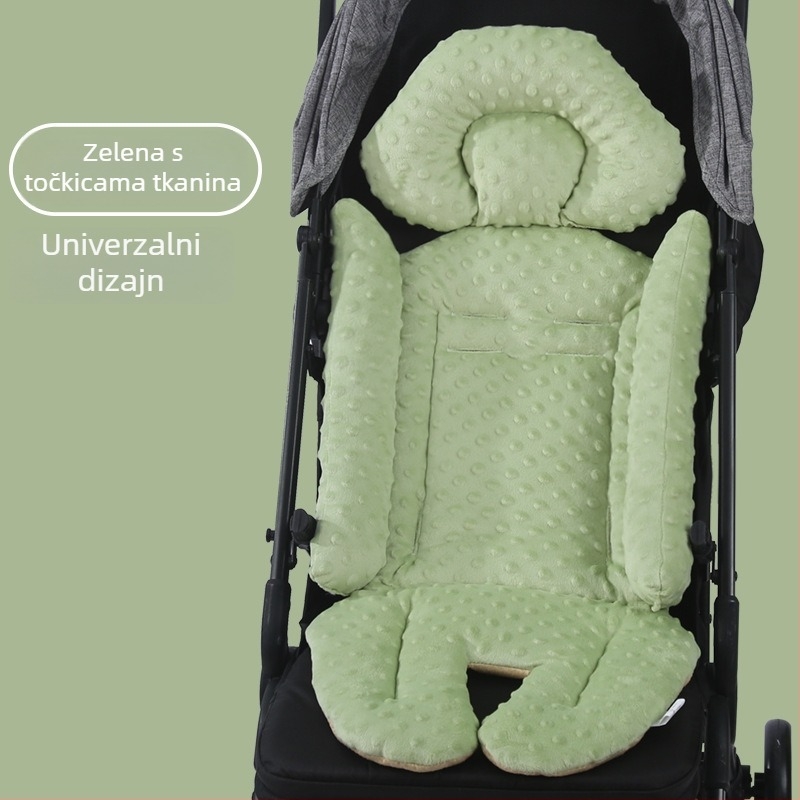 Podloga za kolica za bebe – bean velvet, univerzalna upotreba (kategorija: podloga za kolica; materijal: bean velvet; marka: Yishou)
