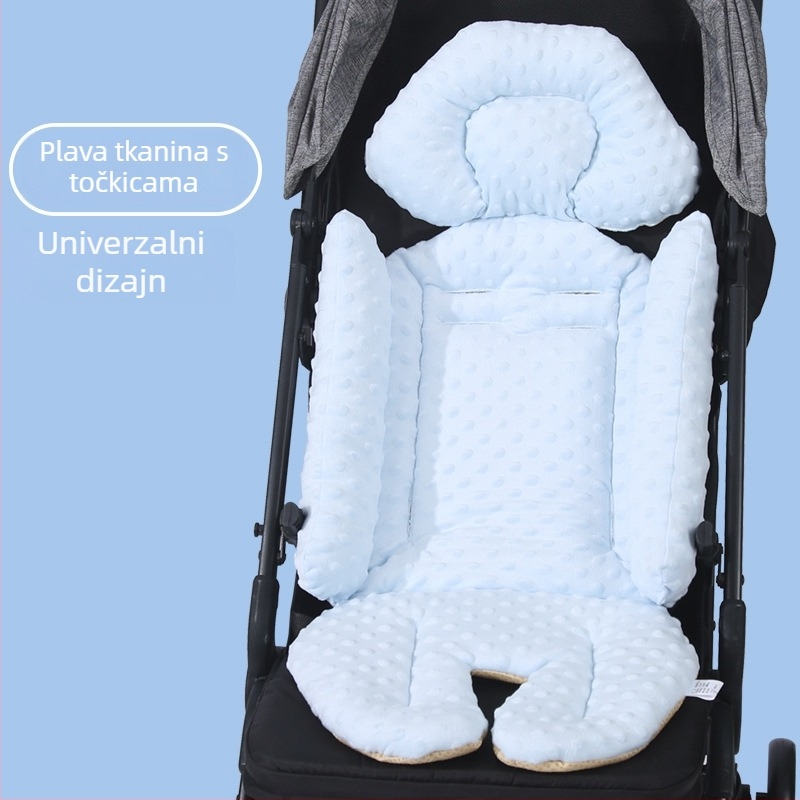 Podloga za kolica za bebe – bean velvet, univerzalna upotreba (kategorija: podloga za kolica; materijal: bean velvet; marka: Yishou)