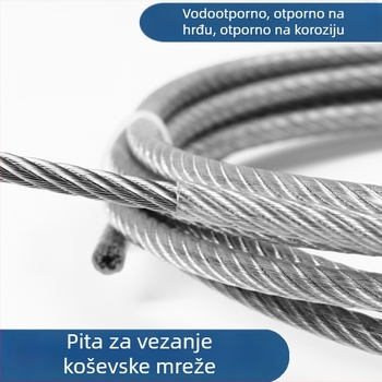 Najlon užad za šivanje košarkaške mreže – najlon užad za okvir košarke, pogodan za igre s loptom