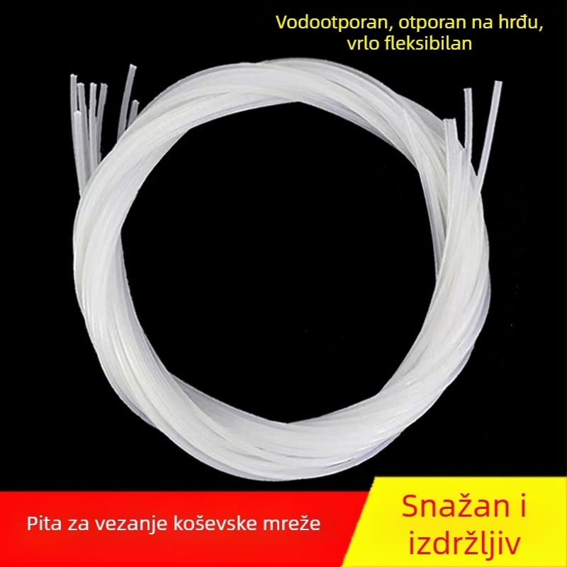 Najlon užad za šivanje košarkaške mreže – najlon užad za okvir košarke, pogodan za igre s loptom
