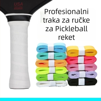 Grip traka za pickleball palicu, materijal: svilen cvijet, protuklizna, upija znoj, latex grip