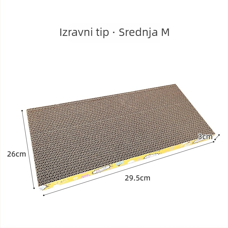 Ploča za grebanje mačaka, zaštita kauča od valovitog kartona, mačja igračka za mačiće, dodatna oprema za mačke, sladak stil