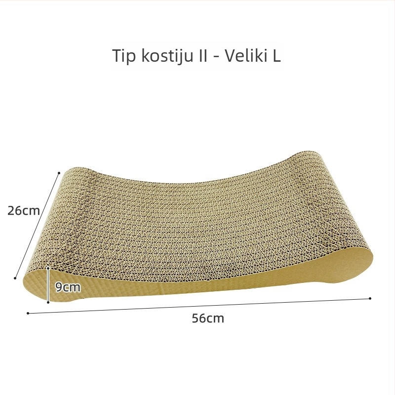 Ploča za grebanje mačaka, zaštita kauča od valovitog kartona, mačja igračka za mačiće, dodatna oprema za mačke, sladak stil