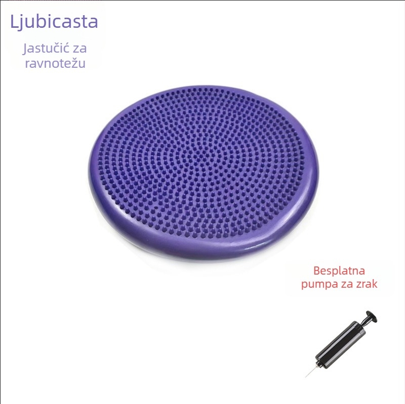 Joga PVC podloga za ravnotežu za rehabilitaciju i vježbanje ravnoteže, napuhujuća, 900 g, masažna lopta