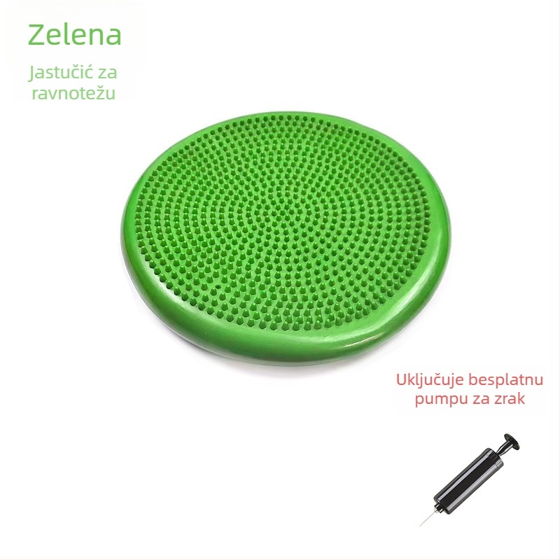 Joga PVC podloga za ravnotežu za rehabilitaciju i vježbanje ravnoteže, napuhujuća, 900 g, masažna lopta