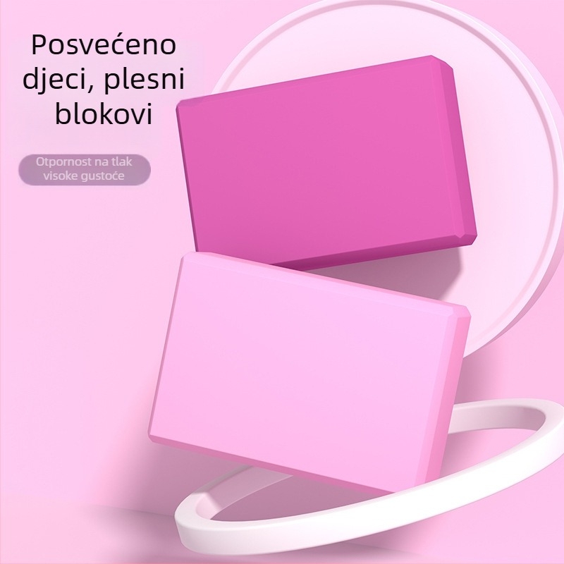 Avat's joga blok – blok visoke gustoće, ekološki pomoćni alat za jogu za odrasle i djecu