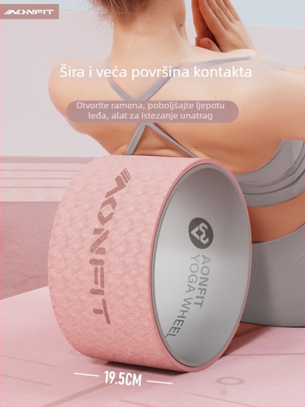 Kotač za jogu za početnike – profesionalna oprema za savijanje leđa, debljina: 6, materijal: svila, kategorija: kotač za jogu