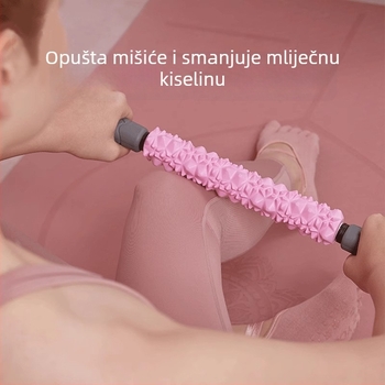 Joga masažni valjak – dodatak za fitness za zdravu masažu i tijelo (Kategorija proizvoda: masažni valjak; Kategorija: dodaci za jogu; Primjena: fitness oprema, zdravstvena masaža, tijelo)