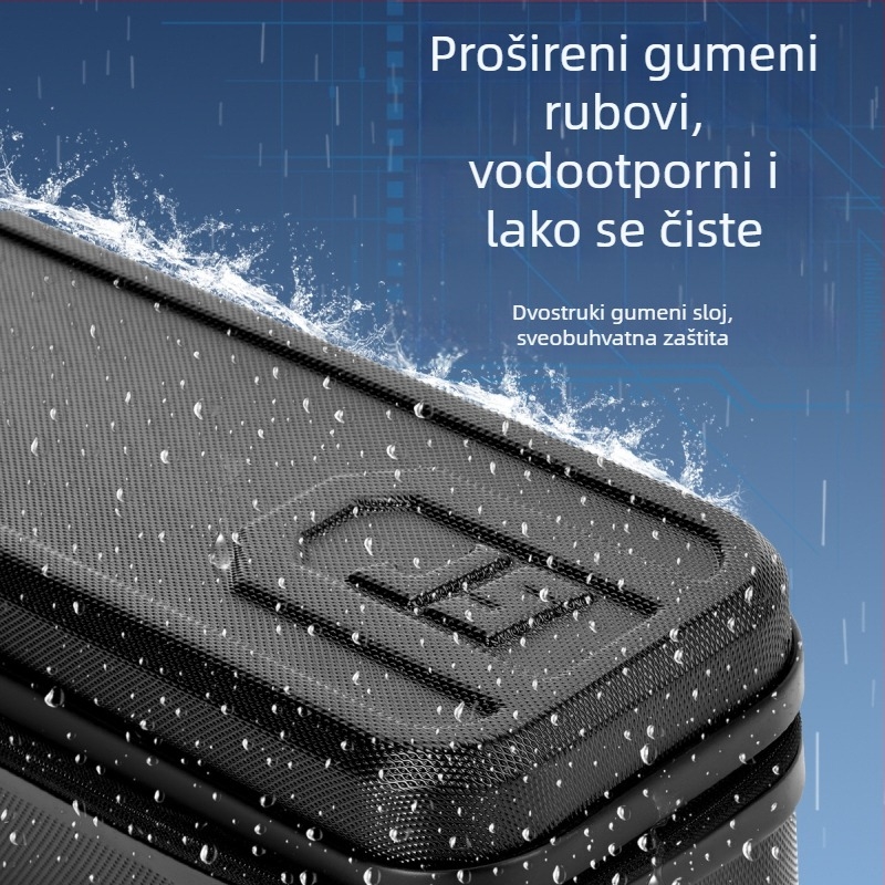 Čvrsta kutija za plovke i torba za štapove s uzorkom karbonskih vlakana — vodootporna futrola za opremu za morski ribolov