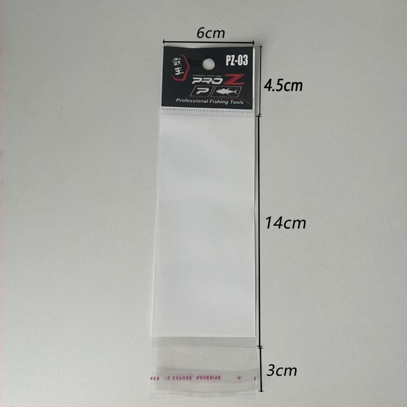 Vrećice za pakiranje ribarskih kuka s tiskom na kartici zaglavlja | Novi materijal | Opće pakiranje | Podrijetlo: Yiwu, Zhejiang