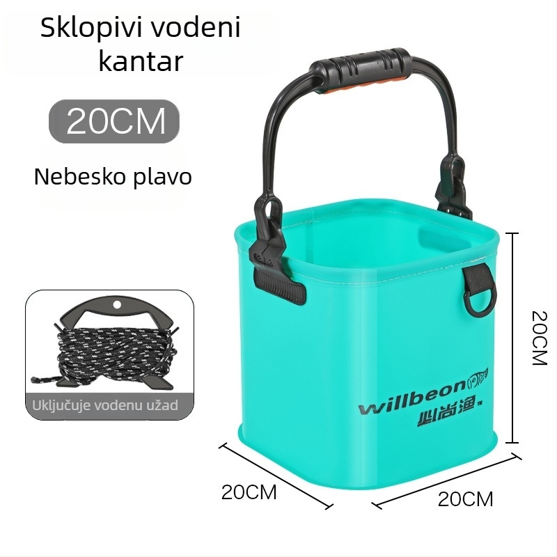Bishangyu četvrtasta kanta za ribolov PVC i PE