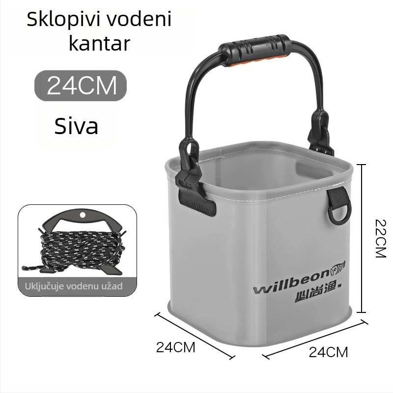 Bishangyu četvrtasta kanta za ribolov PVC i PE