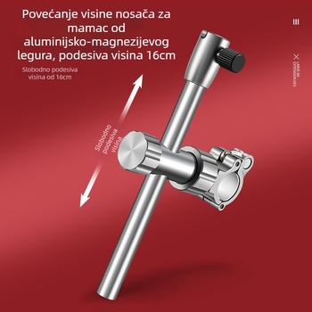 Set dodatne opreme za ribolovni stol, tri dijela, univerzalno lijevo/desno, aluminijska legura, Drooping string